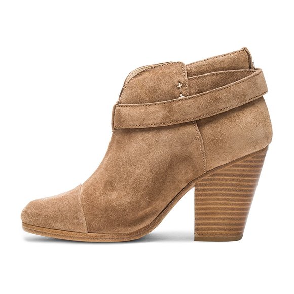 Rag & Bone Harrow Suede Ankle Boots in Camel Suede - Picture 5 of 8